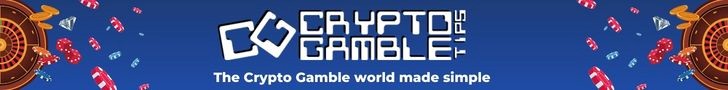 cryptogamble.tips logo with text saying the crypto gamble world made simple banner