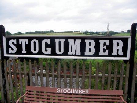 Stogumber station sign