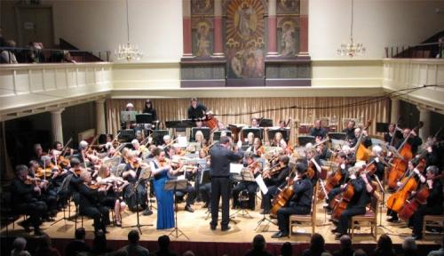 Bristol Concert Orchestra on stage at St George's Bristol