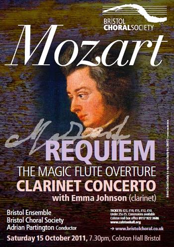 Mozart Requiem & Clarinet Concerto: Bristol Choral Society & Emma Johnson
