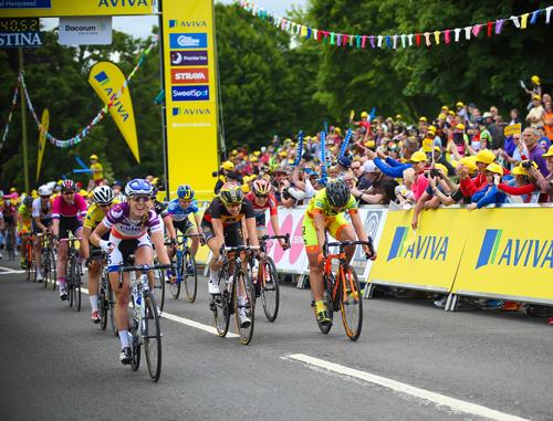 Towcester rider Hannah Barnes won Stage 5 of the 2015 Aviva Women’s Tour.