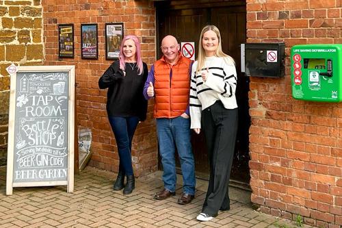 Business Buzz Towcester host, Ian Taylor, is seen here with co-hosts Rachel Collar (left) founder of HR and executive coaching business Haus of HR, and Holly May (right) from Partnership Mortgage Group
