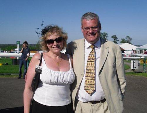 Dickin’s horses have been in form of late, a point re-enforced by the 16/1 success of Vocaliser at Leicester a fortnight ago, and he may run The Lion Man and Young Lou in the 3m hurdle, the fifth renewal of the Caroline Beesley Handicap Hurdle, in memory of the former BBC Radio Northampton journalist and broadcaster pictured above with Mark Beesley