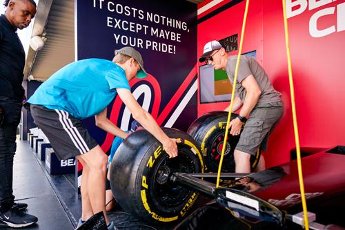 A wheel-changing pit-stop challenge, a reaction-testing Batak light wall and racing simulators, will provide non-stop competitive fun, while a big screen will show full live coverage of the weekend’s Dutch Grand Prix including practice and qualifying sessions plus the race itself on Sunday afternoon. 
