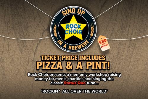 Then why not try out Rock Choir's Male Voice Workshop on Saturday 25 November 2023, taking place at Towcester Mill Brewery from 12.30pm-3.30pm!