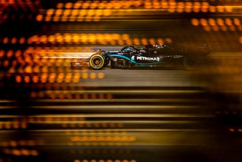 The Mercedes-AMG Petronas F1 Team locks out the front row in Bahrain