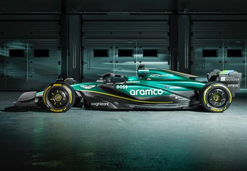   Silverstone, 12 February 2024 - The Aston Martin Aramco Formula One® Team today presented its new challenger for the 2024 season – the AMR24. On a significant day for Aston Martin, the new Vantage road car and Aston Martin Vantage GT3 join the AMR24 - marking a trilogy of reveals.   