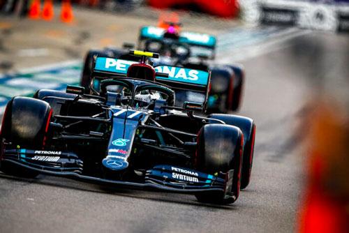 Lewis Hamilton takes pole position for the Brackley based Mercedes-AMG Petronas F1 Team in Sochi