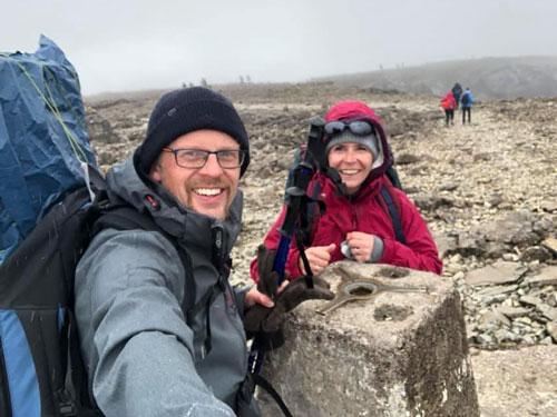 Helen Swift (MD) and Jonathan French (pianist) are leading the challenge climbing Ben Nevis (4,413 feet) and Scafell Pike (3,281 feet) on 25th/26th September 2020 and Snowdon (3,560 feet) on 11th October 2020 with a keyboard to sing at the top!!