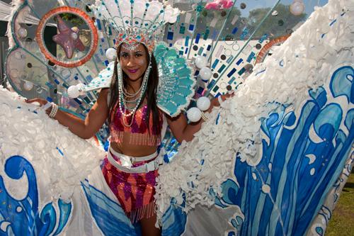 The Leeds West Indian Carnival is a colourful display of Caribbean culture. Photo by by Bryan Ledgard
