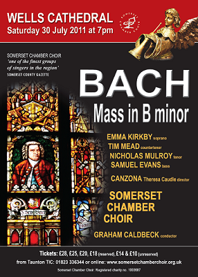 Bach B minor Mass: Somerset Chamber Choir, Wells Cathedral 30 July 2011