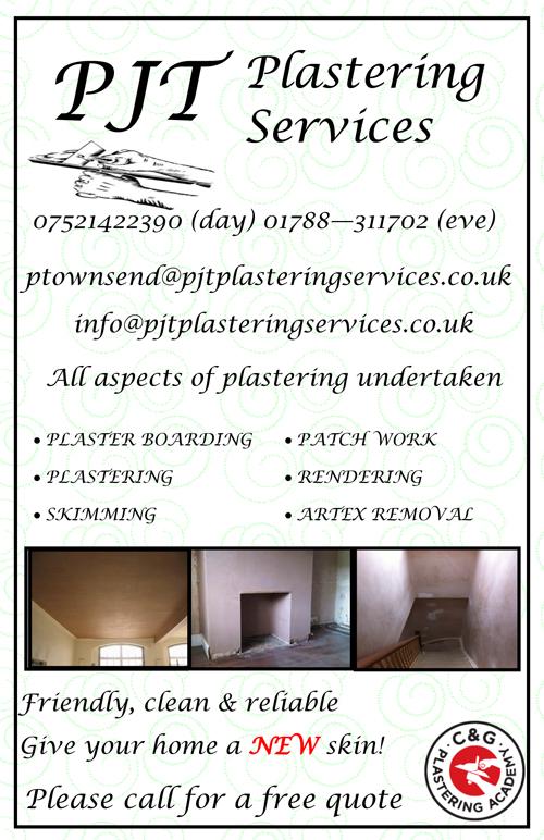 PJT Plastering Services, Rugby, Warwickshire