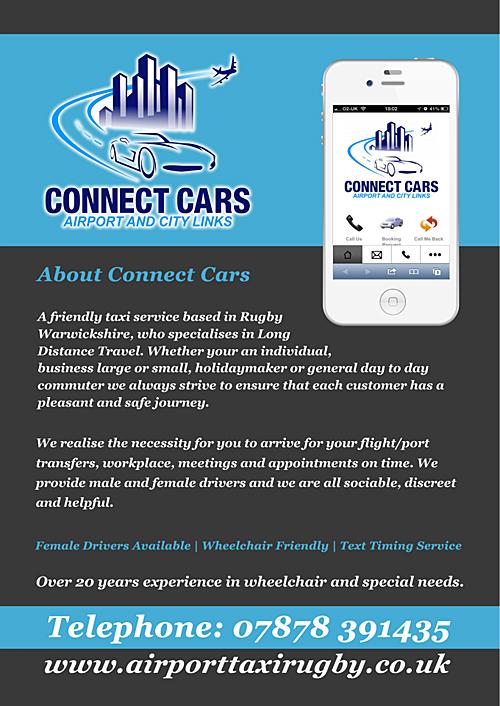 Connect Cars, Taxi & Airport Transfers, Rugby