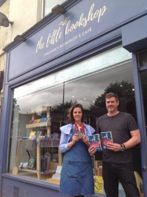 Hannah Limming (The Little Bookshop) and Scott Allen (author) 