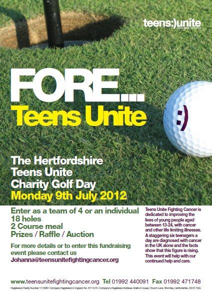 Teens Unite Charity Golf Challenge 2012