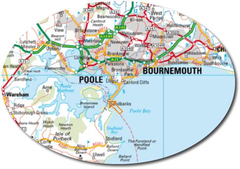 Road Map Of Poole