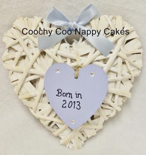 Coochy Coo Nappy Cakes - personalised baby keepsake