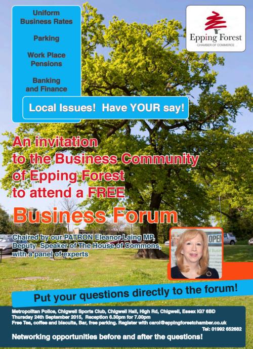 EFCC Business Forum Event 24 Sept 2015 flyer