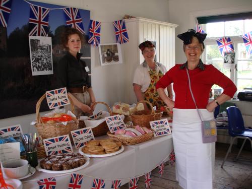 1940s style refreshments at VE Day Celebrations