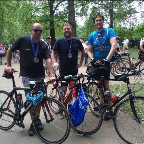 Neston cyclist rides London for Claire House