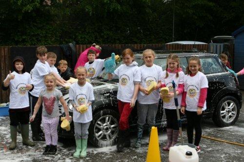 Neston Rotakids' charity car wash