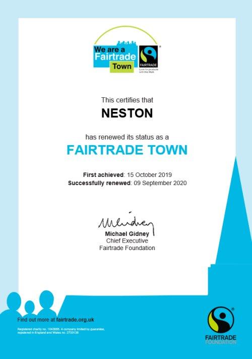 Fairtrade Flourishes in Neston 