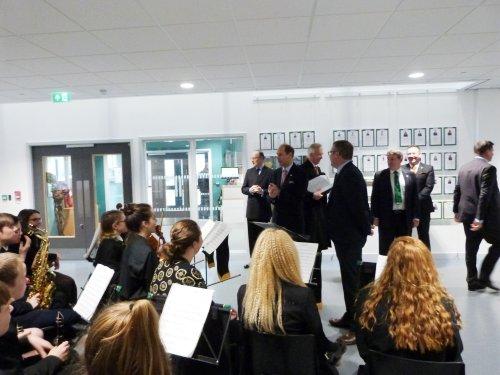 Royal Visit for Official Neston High School Opening
