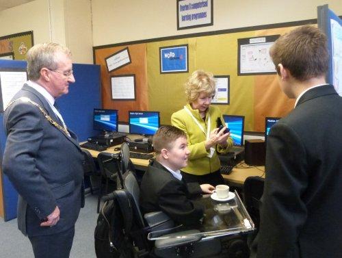 Official opening of the newly revamped Student Support Area at Neston High School