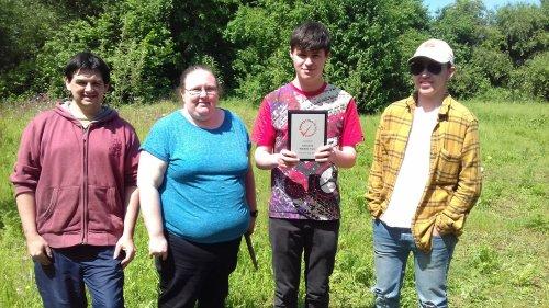 Cheshire Wildlife Trust receives volunteering award