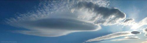 Lenticular clouds over Parkgate, Neston