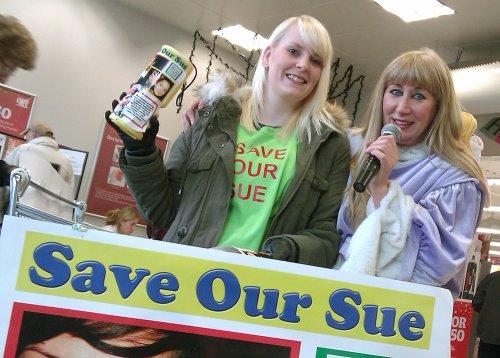 Raising money for Save Our Sue