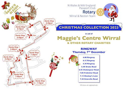 Santa Sleigh Bells will Jingle in Christmas for Children in Neston