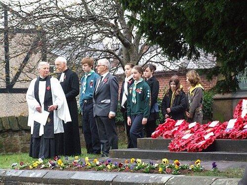 Remembrance Sunday in Willaston