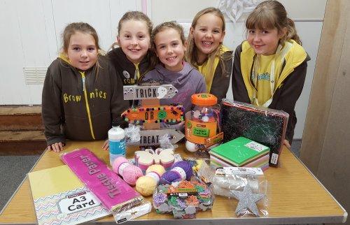 Neston Brownies win craft competition