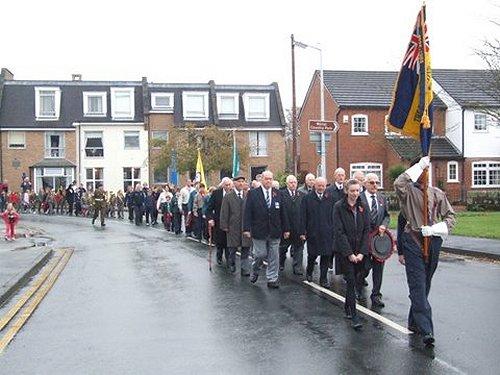 Remembrance Sunday in Willaston