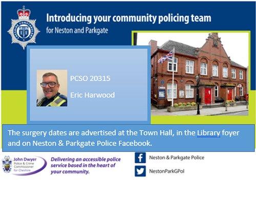 Meet with Neston Police and Town Councillors to Make Your Views Heard