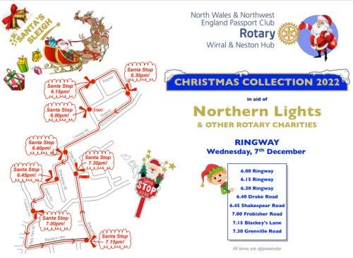 Santa's Sleigh back on the Streets of Neston this December