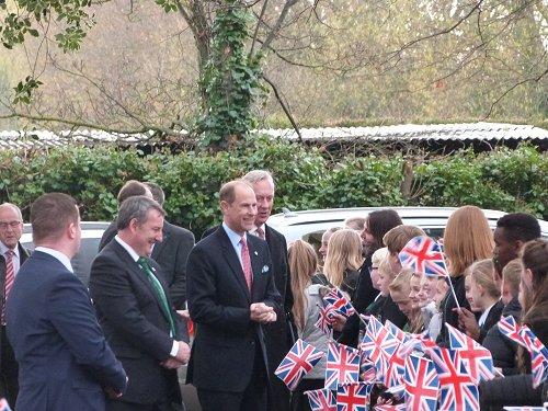 Royal Visit for Official Neston High School Opening