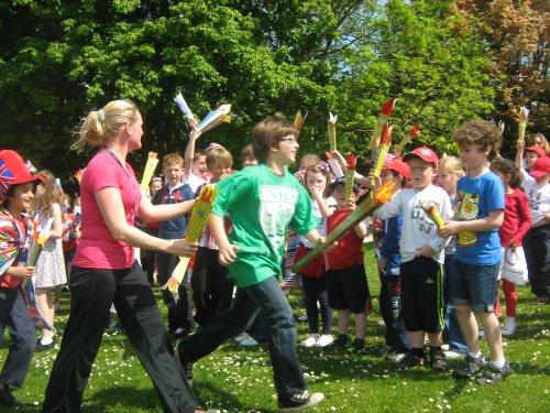 The torch is passed on to St Winefride's