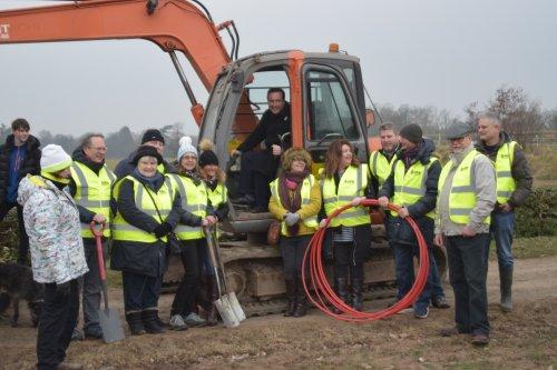 Burton Villagers Dig For Faster Broadband