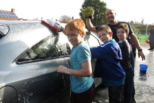 Car Wash at Neston Primary School - November 2014