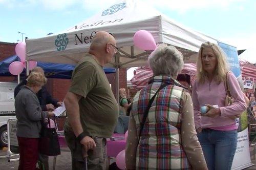 Pink poo campaign in Neston