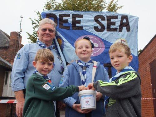 Neston Sea Scouts Raise Hundreds with Thousands of Pennies