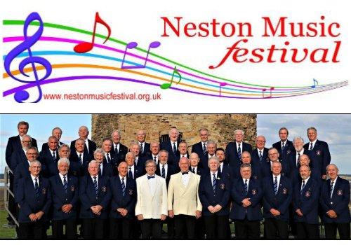 Flint Male Voice Choir pictured ahead of the 2023 festival.