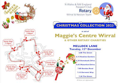 Santa Sleigh Bells will Jingle in Christmas for Children in Neston