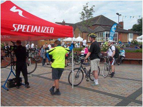 Liverpool - Chester bike ride visits Neston