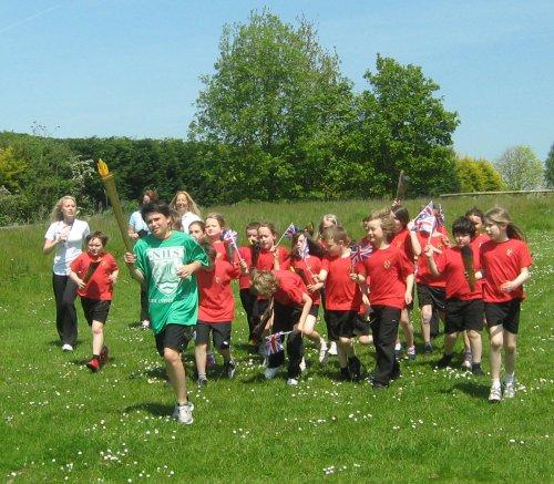 Bishop Wilson pupils join in the fun