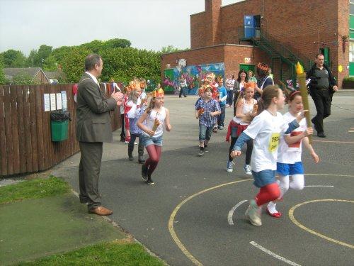 The torch is passed to Neston Primary