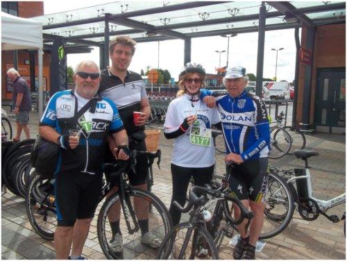 Liverpool - Chester bike ride visits Neston
