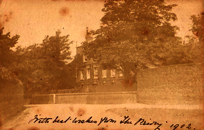 The Priory, Neston - postcard